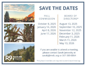 2025 R9 Commission Save The Date